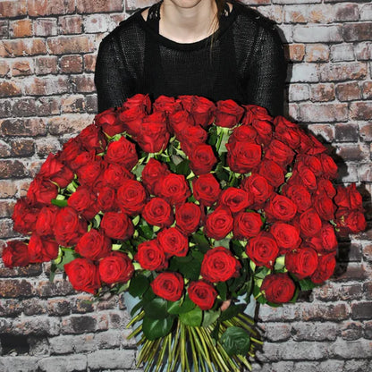 101 Premium-Rosen Red Naomi (Rot)
