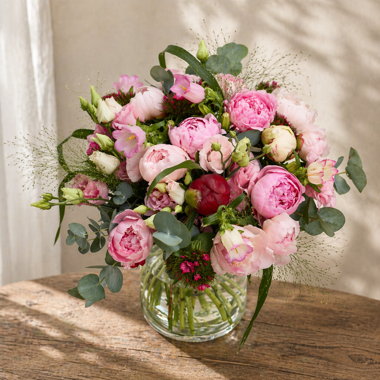 Pfingstrosenstrauß Rosa