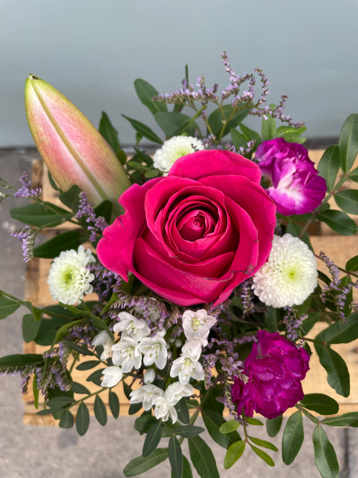 Blumengesteck Pink klein
