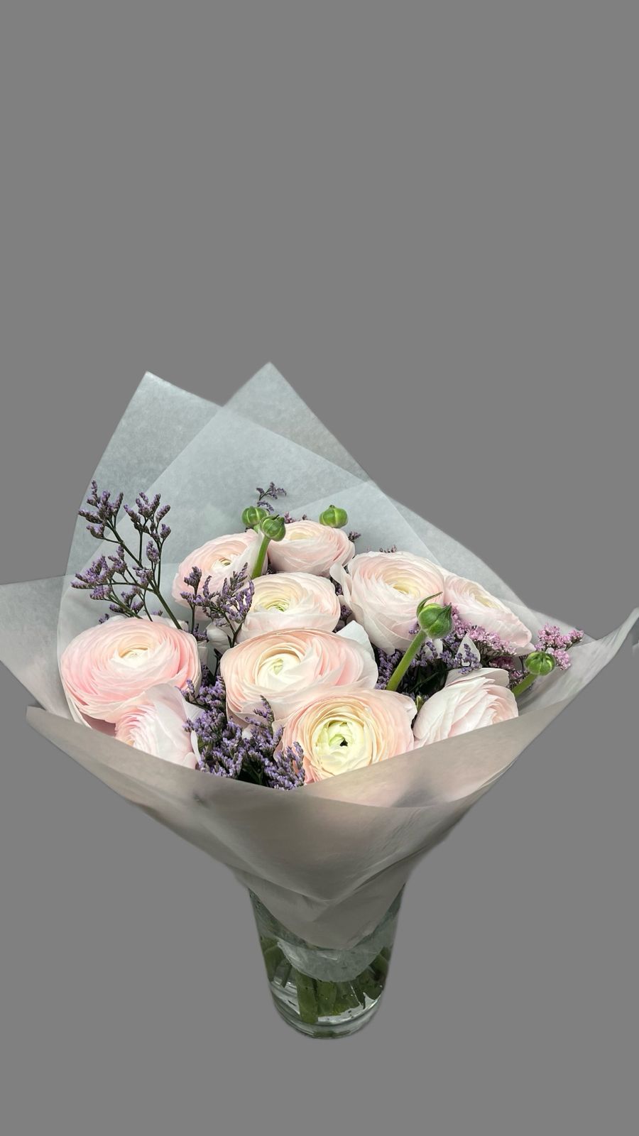 Zarte Eleganz – Ranunkelstrauß